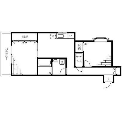 南北線 マンション 2DK