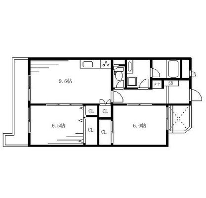 南北線 マンション 2DK