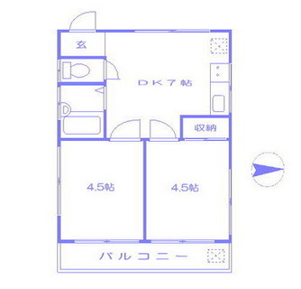 東京都北区田端３丁目 賃貸マンション 2DK