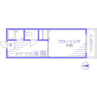 東京都北区神谷１丁目 賃貸マンション 1K