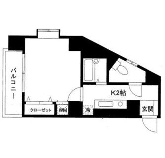 東京都北区田端３丁目 賃貸マンション 1K