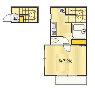 東京都北区上中里２丁目 賃貸マンション 1K