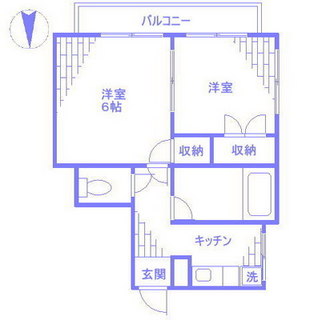 東京都新宿区須賀町 賃貸マンション 2K