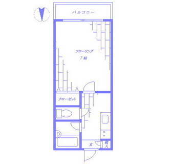 東京都北区志茂４丁目 賃貸マンション 1K