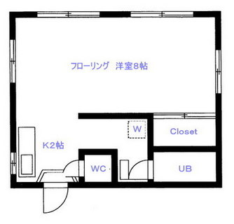 東京都北区岩淵町 賃貸マンション 1K