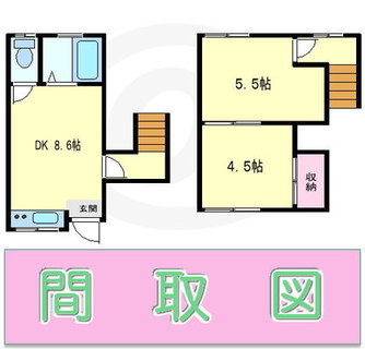 東京都北区田端２丁目 賃貸アパート 2DK