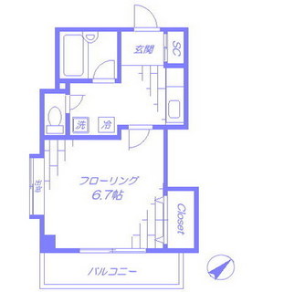 東京都豊島区巣鴨１丁目 賃貸マンション 1K