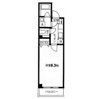 東京都港区高輪２丁目 賃貸マンション 1K