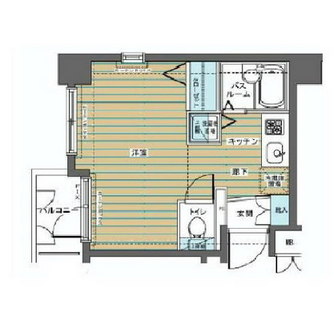 東京都目黒区目黒１丁目 賃貸マンション 1K