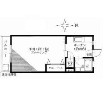 東京都品川区上大崎１丁目 賃貸マンション 1K