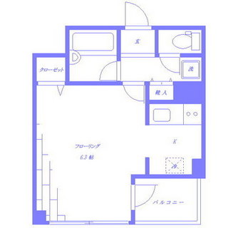 東京都港区南麻布２丁目 賃貸マンション 1K