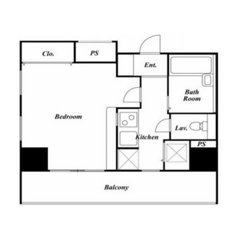 東京都港区南麻布２丁目 賃貸マンション 1K