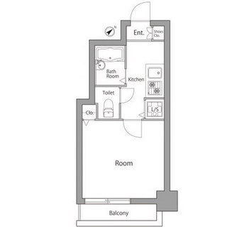 東京都目黒区下目黒２丁目 賃貸マンション 1K