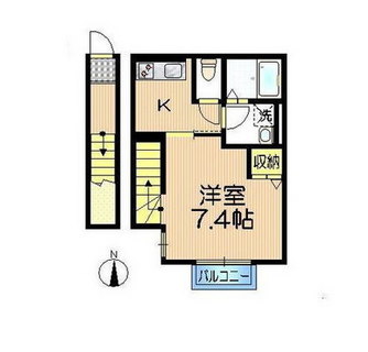 東京都北区志茂４丁目 賃貸アパート 1K