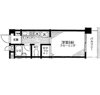 東京都北区中里２丁目 賃貸マンション 1K