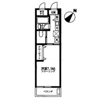 東京都北区田端３丁目 賃貸マンション 1K