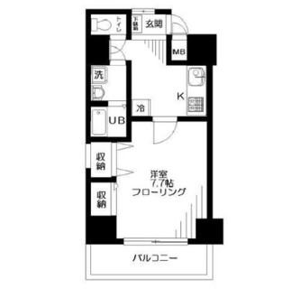 東京都北区王子４丁目 賃貸マンション 1K