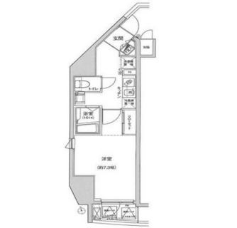 東京都北区岩淵町 賃貸マンション 1K