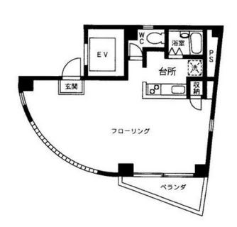 東京都北区中里１丁目 賃貸マンション 1R