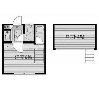 東京都北区志茂５丁目 賃貸アパート 1K