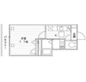 東京都北区岩淵町 賃貸マンション 1K