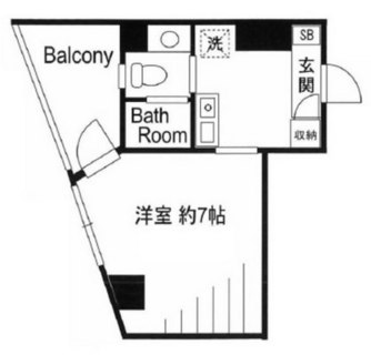 東京都北区志茂３丁目 賃貸マンション 1K