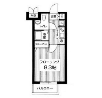 東京都北区赤羽３丁目 賃貸マンション 1K