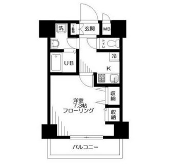 東京都北区王子４丁目 賃貸マンション 1K