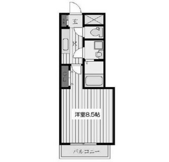 東京都北区王子５丁目 賃貸マンション 1K