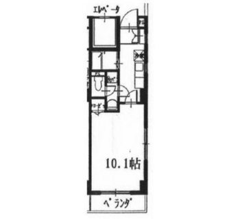 東京都北区王子５丁目 賃貸マンション 1K