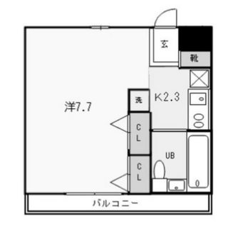 東京都文京区後楽２丁目 賃貸マンション 1K