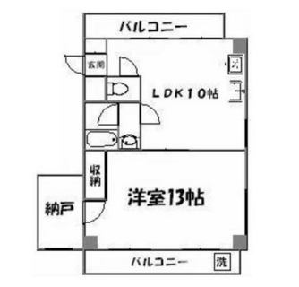 東京都北区岩淵町 賃貸マンション 1SLDK