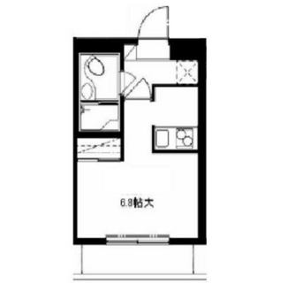 東京都北区中里１丁目 賃貸マンション 1K