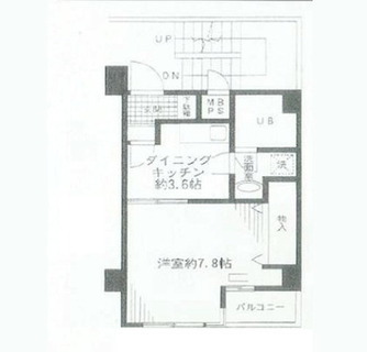 東京都北区赤羽１丁目 賃貸マンション 1K