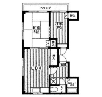 東京都北区田端４丁目 賃貸マンション 2DK