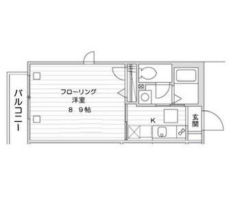 東京都北区岩淵町 賃貸マンション 1K