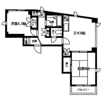 東京都北区王子４丁目 賃貸マンション 2DK