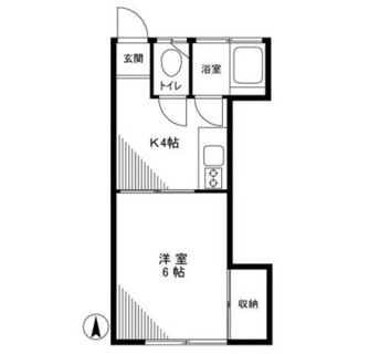 東京都北区上中里１丁目 賃貸アパート 1K