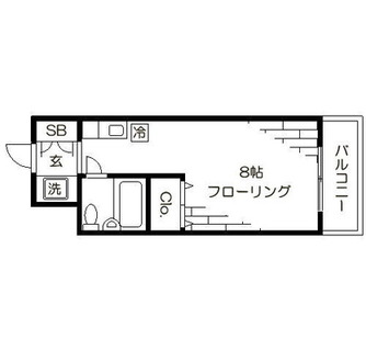 東京都北区豊島８丁目 賃貸マンション 1R