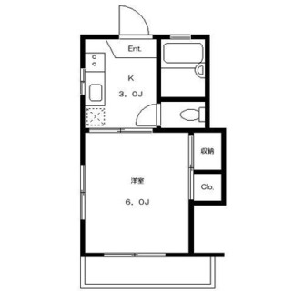 東京都北区岩淵町 賃貸マンション 1K