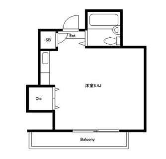 東京都北区王子５丁目 賃貸マンション 1R