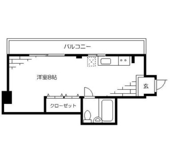 東京都新宿区白銀町 賃貸マンション 1R