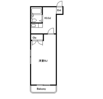 東京都北区中里１丁目 賃貸マンション 1K