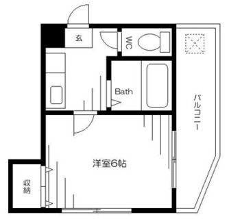 東京都北区上中里２丁目 賃貸マンション 1K