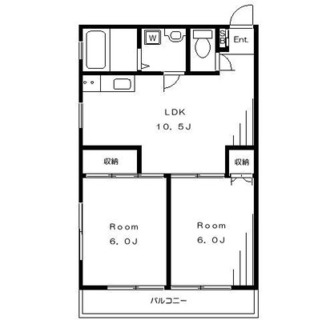 東京都北区志茂１丁目 賃貸マンション 2LDK