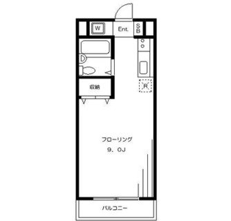 東京都北区上中里１丁目 賃貸マンション 1R