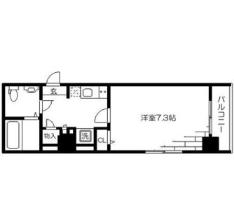 東京都北区滝野川２丁目 賃貸マンション 1K