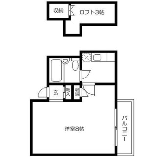 東京都北区神谷１丁目 賃貸マンション 1K