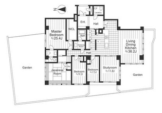 東京都港区西麻布３丁目 賃貸マンション 4LDK以上