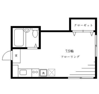 東京都北区東十条２丁目 賃貸マンション 1R